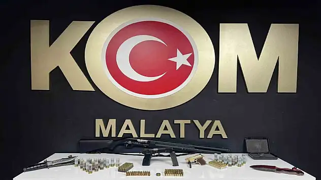 Malatya'da kaçak silah operasyonu: 4 gözaltı