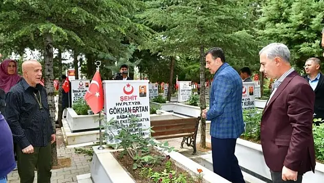 'Milletvekili Tüfenkci ile Başkan Çınar´dan şehitlik ziyareti'