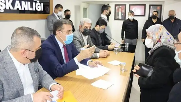 'Milletvekili Tüfenkci vatandaşları dinledi'
