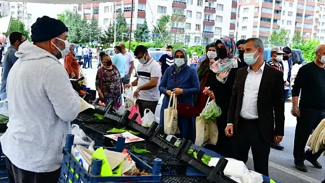 'Milletvekili Tüfenkci ve Başkan Çınar´dan semt pazarı ziyareti'