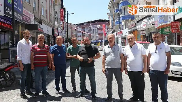 Malatya'da Niyazi Mısri esnafından Pazar tepkisi