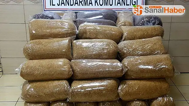 Yol kontrolünde 154 kilo kaçak tütün ele geçirildi