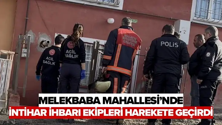 Melekbaba Mahallesi’nde İntihar İhbarı Ekipleri Harekete Geçirdi