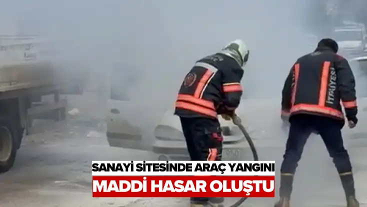 Sanayi Sitesinde Araç Yangını