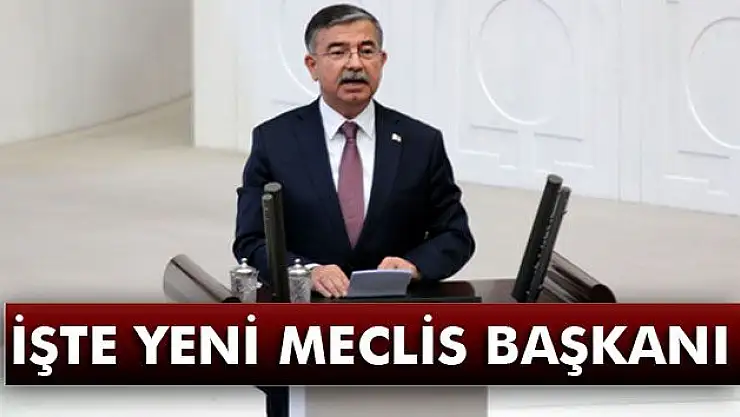İŞTE YENİ MECLİS BAŞKANI