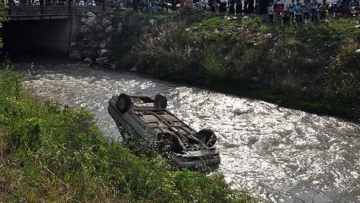 DEREYE UÇAN 17 YAŞINDAKİ SÜRÜCÜNÜN MUCİZEVİ KURTULUŞU