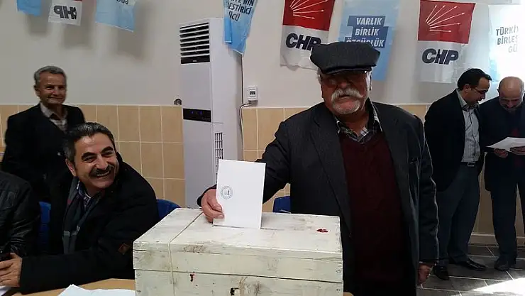 ARGUVAN'DA CHP MİLLETVEKİLLİĞİ İÇİN ÖN SEÇİMİ YAPILDI