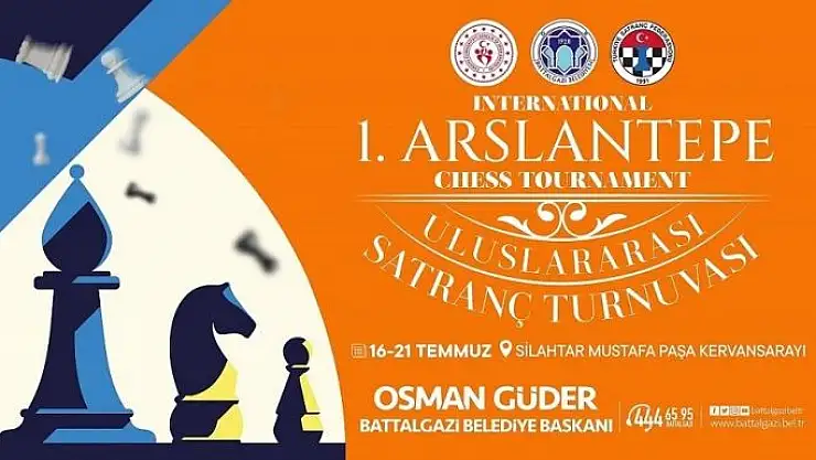 '1. Arslantepe Satranç Turnuvası Battalgazi´de başlıyor'