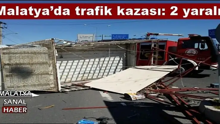 Malatya´da trafik kazası: 2 yaralı