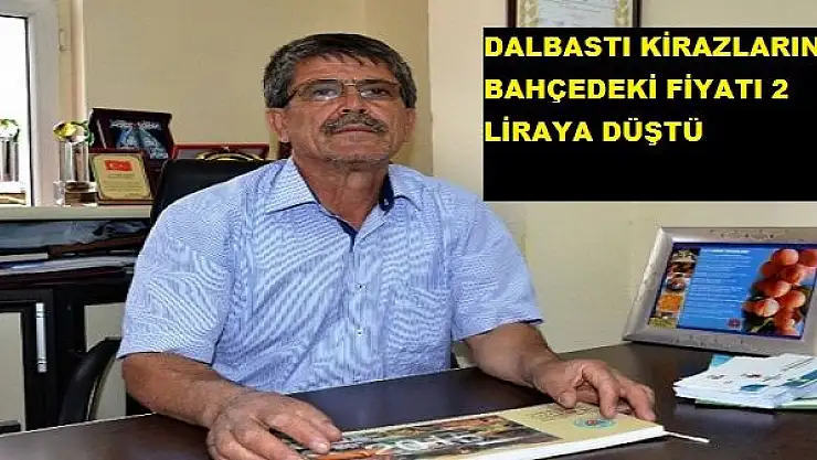 KİRAZ DA FİYATLAR DÜŞTÜ ÜRETİCİ PERİŞAN
