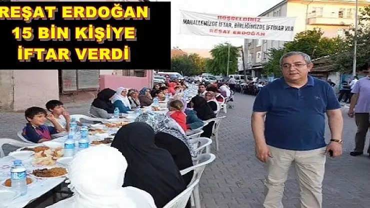 Malatya'da 15 Bin Kişilik Dev Sokak İftarı