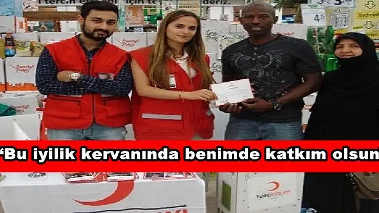 Amerikalılardan Malatya Kızılay Şubesi'ne Yardım