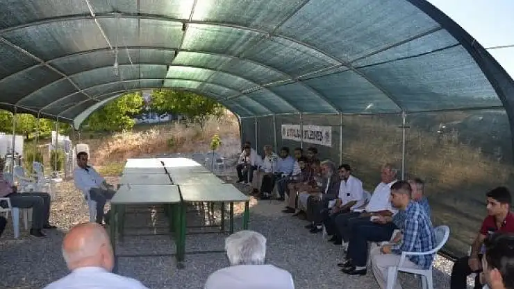 Suriye'de Öldürülen Malatyalı İçin Taziye Çadırı Kuruldu