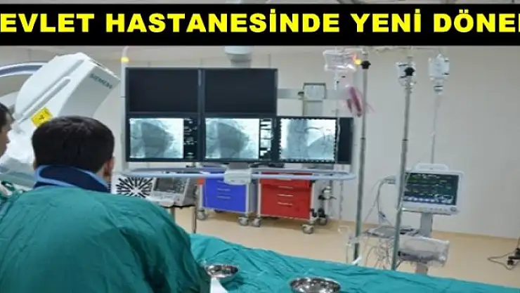 Devlet Hastanesi'nde Koroner Anjiografi Ünitesi Hizmeti