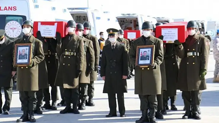 '11 şehit Elazığ´dan törenle uğurlanıyor'