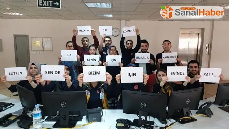 112 personelinde 'evde kalın' çağrısı