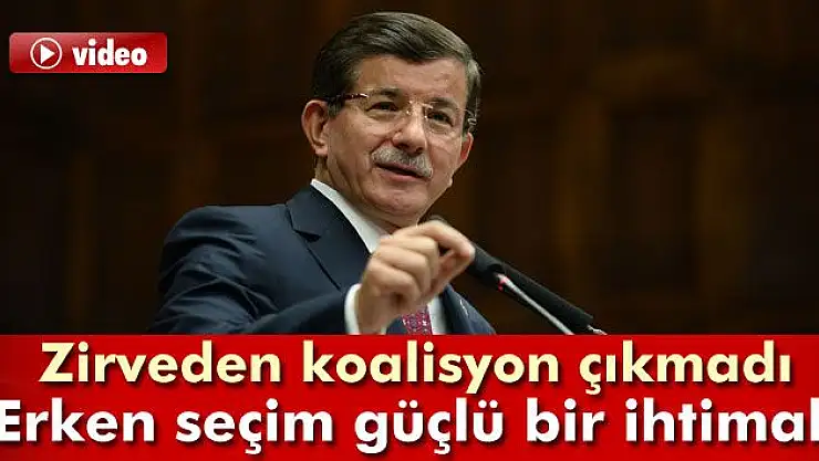 KARAR: ERKEN SEÇİM
