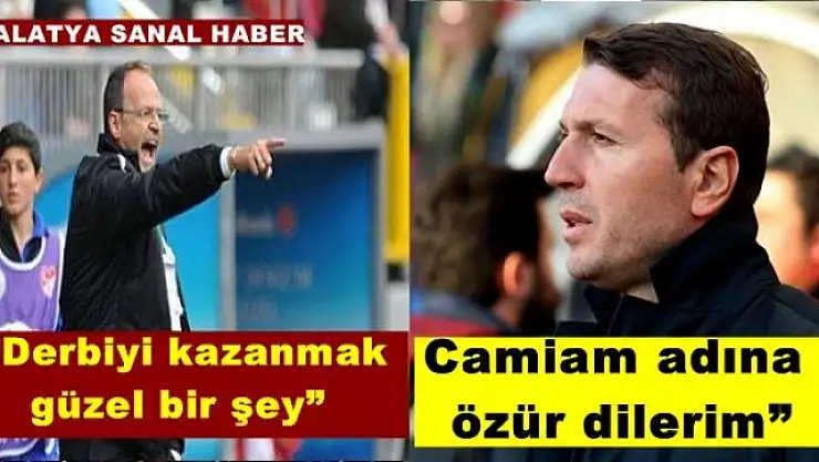 ' Derbiyi kazanmak  güzel bir şey'''''