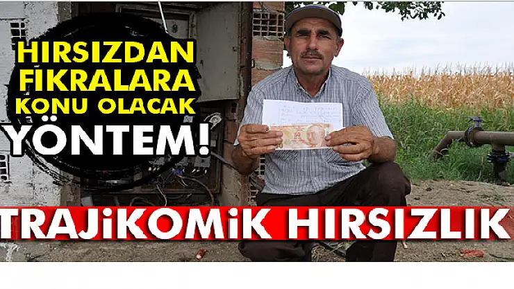 Hırsızdan fıkralara konu olacak yöntem
