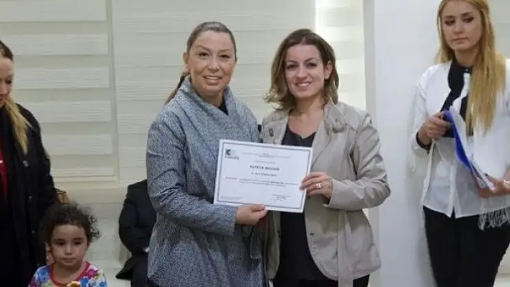 ÇALIK SERTİFİKA TÖRENİNE KATILDI