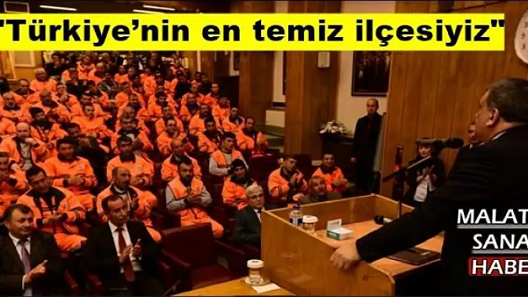 'Gürkan,  ''Türkiye´nin en temiz ilçesiyiz'''