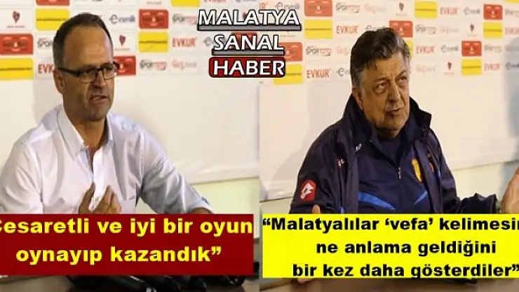 'Cesaretli ve iyi bir oyun oynayıp kazandık'' '''