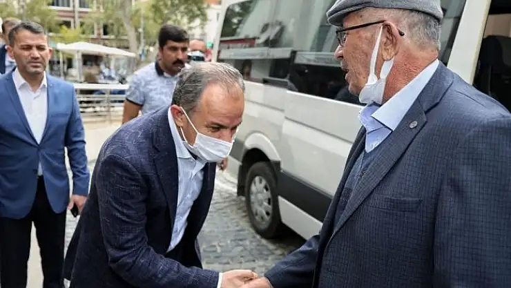 '15 Temmuz kahramanlarının ailelerinden Başkan Kılınç´a ziyaret'
