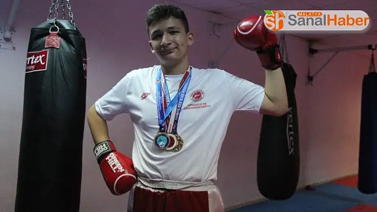 15 yaşındaki Kerem, kick boks ile hayata güldü