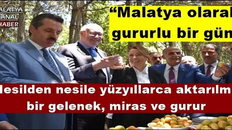 'Malatya olarak  gururlu bir gün'''''