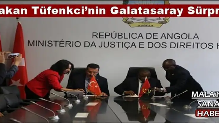 Bakan Tüfenkci´nin Galatasaray Sürprizi