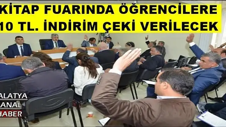 KİTAP FUARINDA ÖĞRENCİLERE 10 TL. İNDİRİM ÇEKİ VERİLECEK