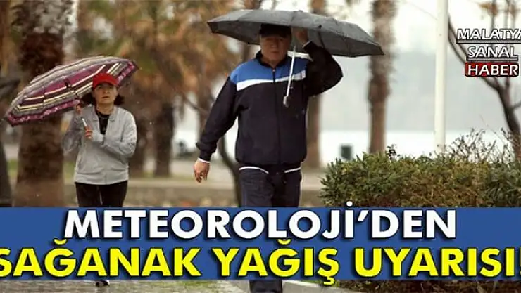 SAĞANAK YAĞIŞ UYARISI
