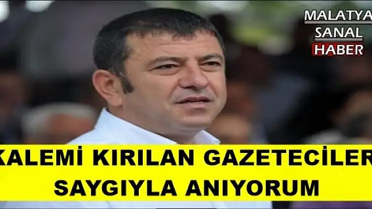 KALEMİ KIRILAN GAZETECİLERİ SAYGIYLA ANIYORUM