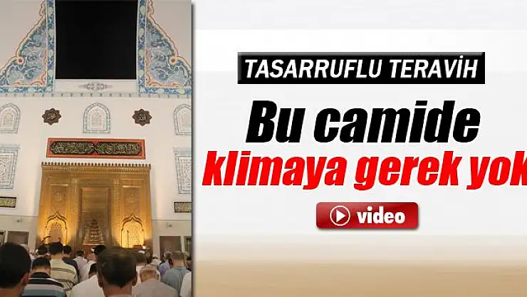 KUBBESİ AÇILAN CAMİİ: SUNROOFLU CAMİİ
