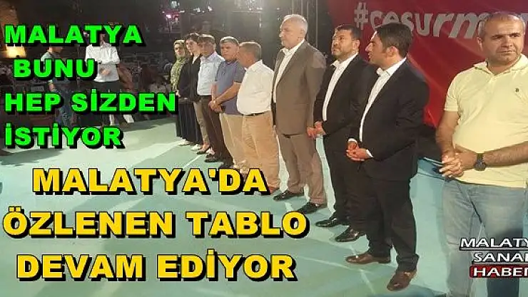 MALATYA  BUNU  HEP SİZDEN İSTİYOR