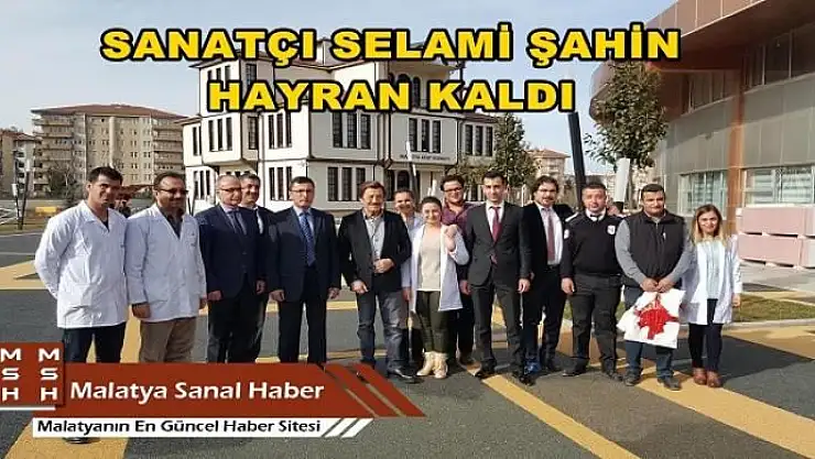 SANATÇI SELAMİ ŞAHİN, SANAT GALERİSİ´Nİ GEZDİ