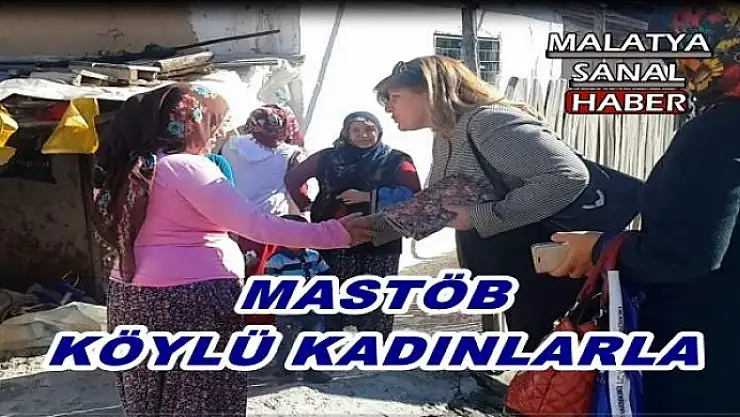 DÜNYA KADINLAR GÜNÜ'NDE KÖYLÜ KADINLARLA KUTLAMA