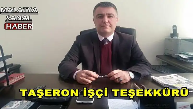 MALATYA´DAN BAŞBAKAN´A TEŞEKKÜR