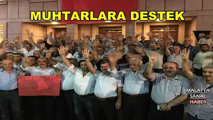 MUHTARLARA DESTEK 