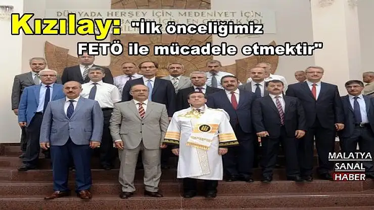 'Kızılay:''İlk önceliğimiz FETÖ ile mücadele etmektir'''