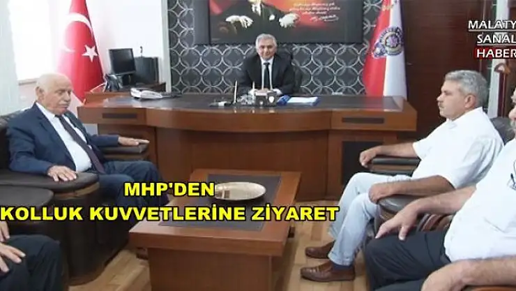 MHP'DEN  KOLLUK KUVVETLERİNE ZİYARET