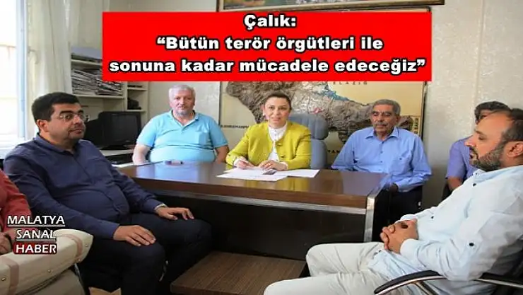 ' Çalık: Bütün terör örgütleri ile sonuna kadar mücadele edeceğiz'''''