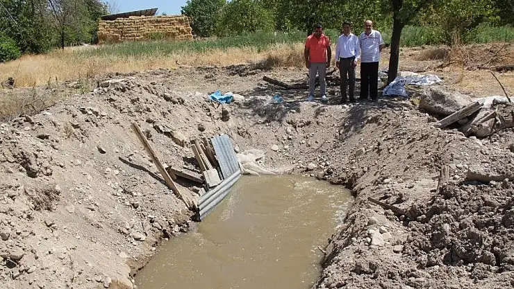 Malatya´da yaşanan sulama suyu sıkıntısı