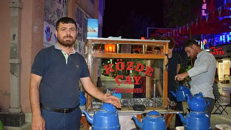 Malatya'da Nöbetçi çaycılara zabıta engeli
