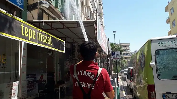 'Adıyaman´da baca yangını'