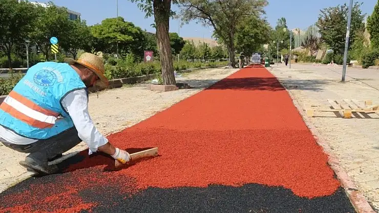 'Elazığ´da 11 bin metre kare yürüyüş yolu yapıldı'