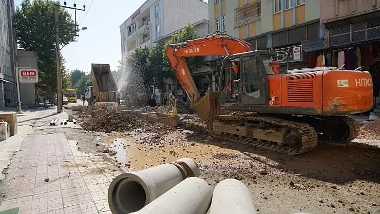 'Eski Kahta Caddesindeki altyapı çalışmalarında sona gelindi'