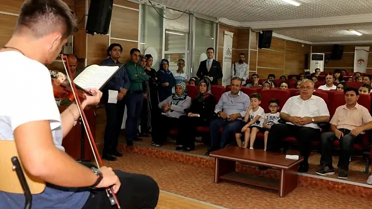 'Adıyaman Belediyesi Konservatuarında sertifika heyecanı'