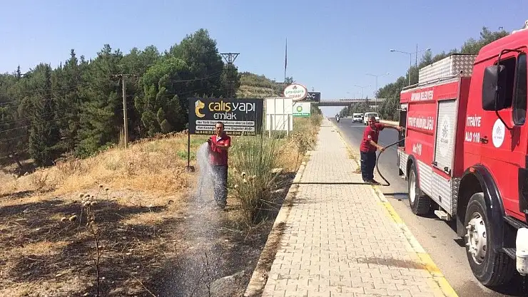 'Anız yangını tütünlere ve ağaçlara zarar verdi'