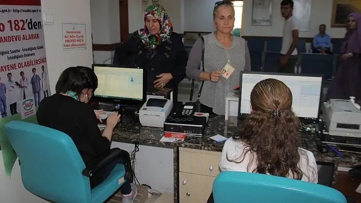 'Eğitim ve Araştırma Hastanesinde randevu masası kuruldu'